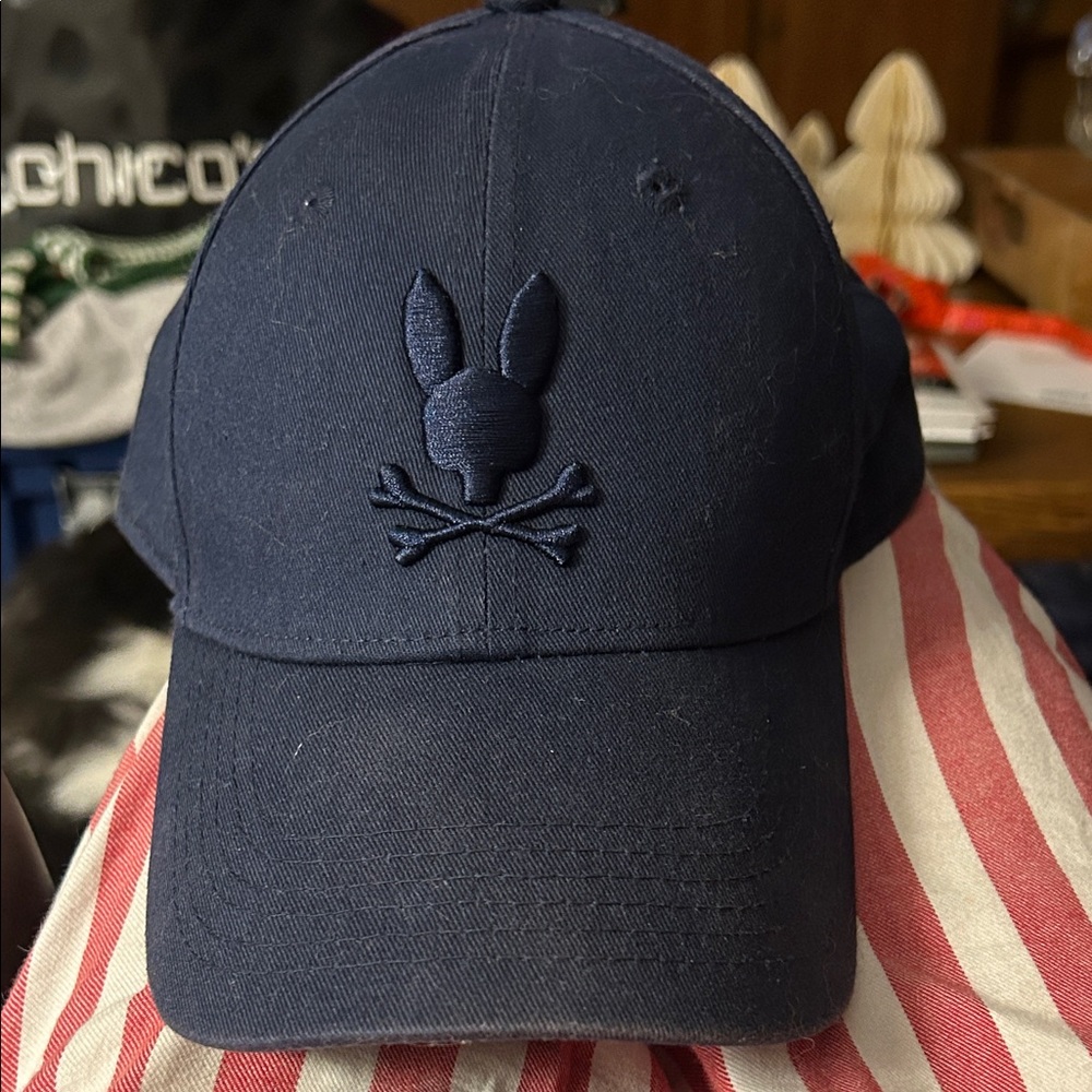 Psycho Bunny Navy Cap with Iconic Logo